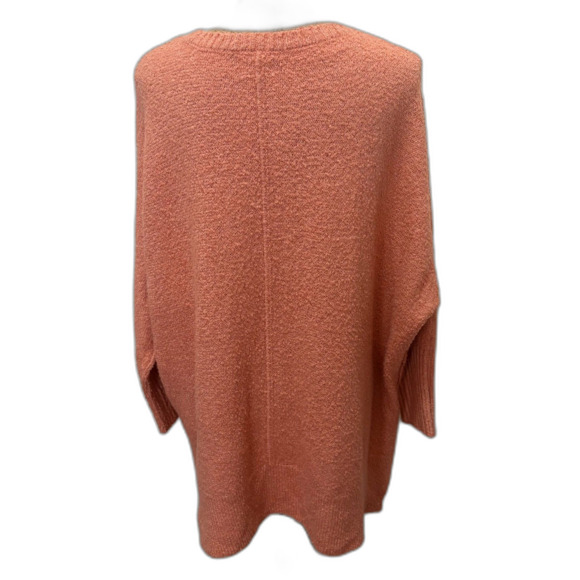 Wonderly Textured Knit Sweater Pastel Coral Slouchy Spring Layering Size XL - Picture 2 of 4